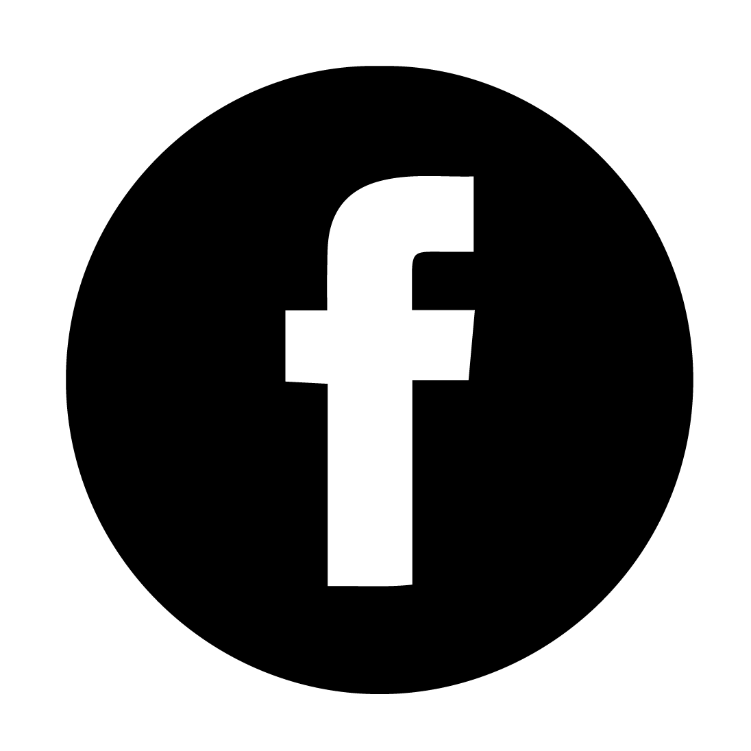 facebook logo black and white png 41